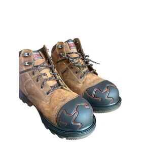 Timberlands Men's Magnitude 6" Composite Toe Waterproof leather Boot. Size 7.5 W